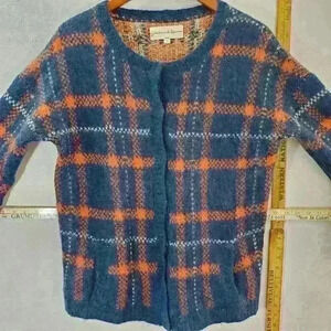 Graham & Spencer mohair/wool blend Indigo sweater